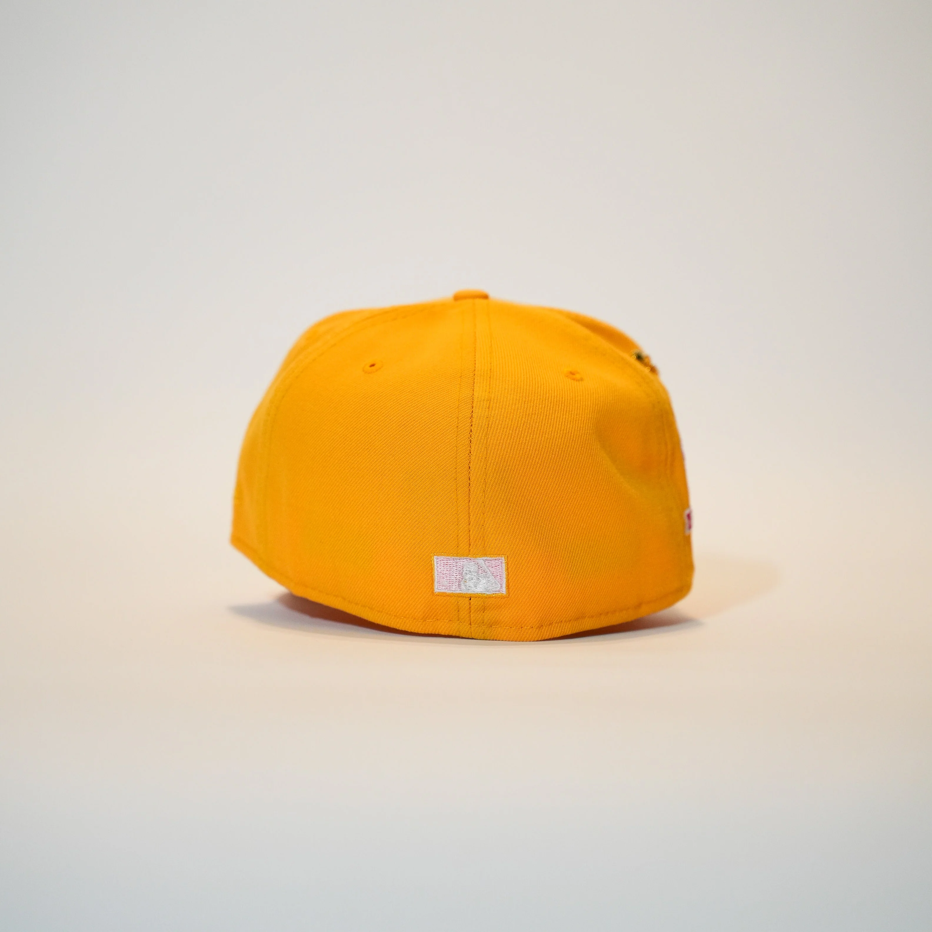 NEW ERA EXCLUSIVE 59FIFTY YELLOW LOS ANGELES DODGERS W/ 50TH ANNIVERSARY SIDE PATCH - Image 4